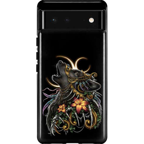 Wolf Howling by Sarah Richter Pixel Cases