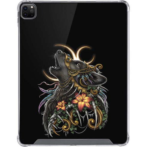 Wolf Howling by Sarah Richter iPad Cases
