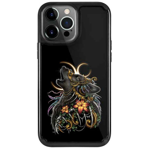 Wolf Howling by Sarah Richter iPhone Cases