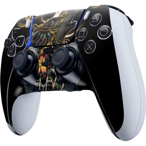 Wolf Howling by Sarah Richter PS5 DualSense Edge Pro Controller Skin