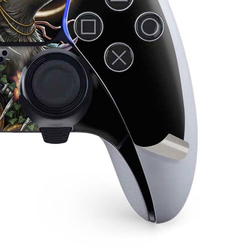 Wolf Howling by Sarah Richter PS5 DualSense Edge Pro Controller Skin