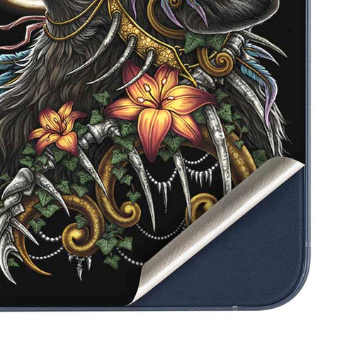 Wolf Howling by Sarah Richter Galaxy A36 5G Skin