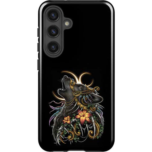 Wolf Howling by Sarah Richter Galaxy S25 Impact Case