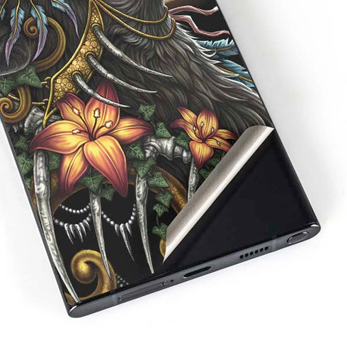 Wolf Howling by Sarah Richter Galaxy S25 Ultra Skin
