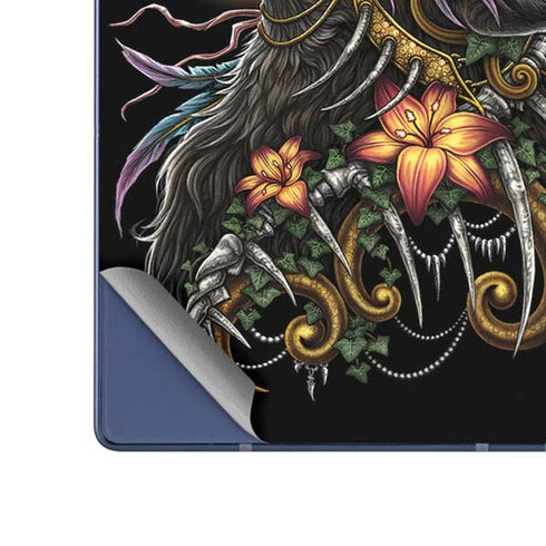 Wolf Howling by Sarah Richter Galaxy Z Fold6 Skin