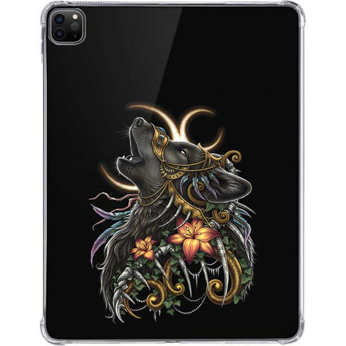 Wolf Howling by Sarah Richter iPad Pro 11in (2024) Clear Case