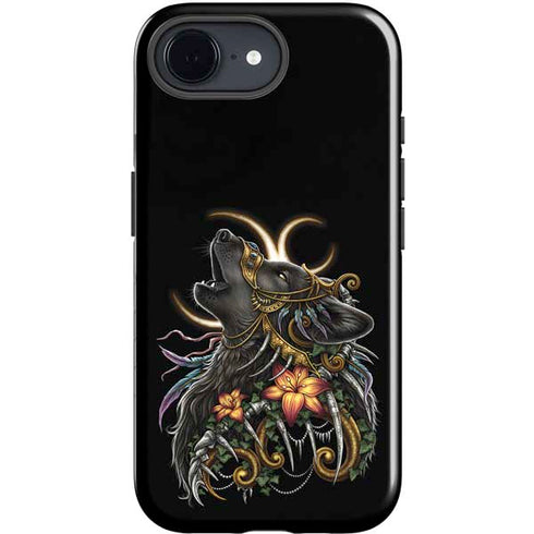 Wolf Howling by Sarah Richter iPhone 16e Impact Case