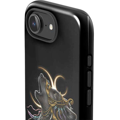 Wolf Howling by Sarah Richter iPhone 16e Impact Case