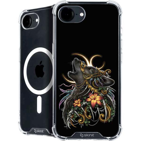 Wolf Howling by Sarah Richter iPhone 16e MagSafe Case