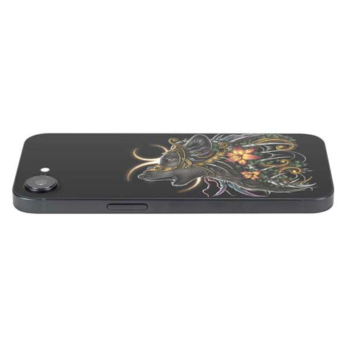 Wolf Howling by Sarah Richter iPhone 16e Skin