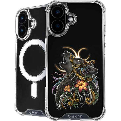 Wolf Howling by Sarah Richter iPhone 17 MagSafe Case