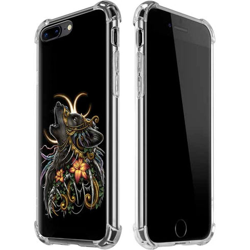 Wolf Howling by Sarah Richter iPhone Cases