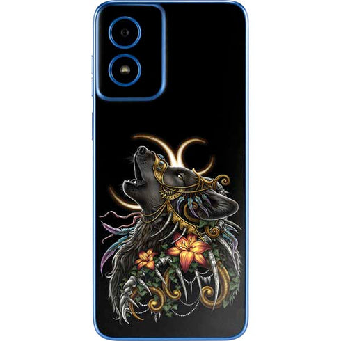 Wolf Howling by Sarah Richter Moto G Play 4G (2024) Skin