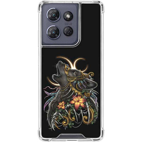 Wolf Howling by Sarah Richter Moto G Play 5G (2025) Clear Case