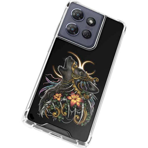 Wolf Howling by Sarah Richter Moto G Play 5G (2025) Clear Case