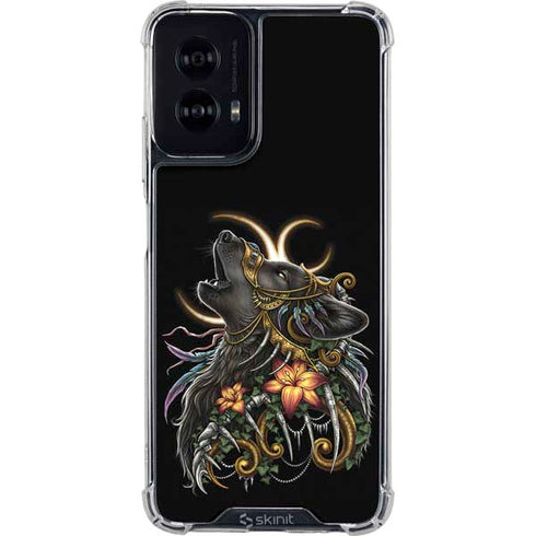 Wolf Howling by Sarah Richter Moto G Power 5G (2024) Clear Case