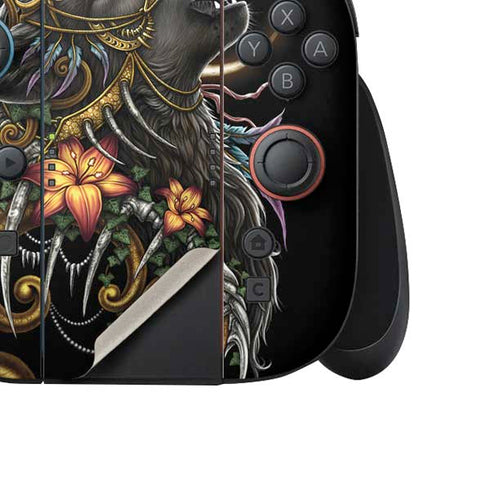 Wolf Howling by Sarah Richter Nintendo Switch 2 (2025) Joy-Con Controller Skin