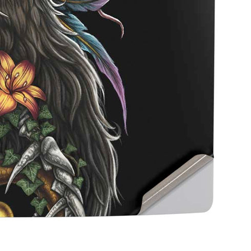 Wolf Howling by Sarah Richter PS5 Pro Disk Console Skin