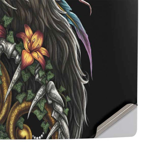 Wolf Howling by Sarah Richter PS5 Slim Digital Edition Console Skin