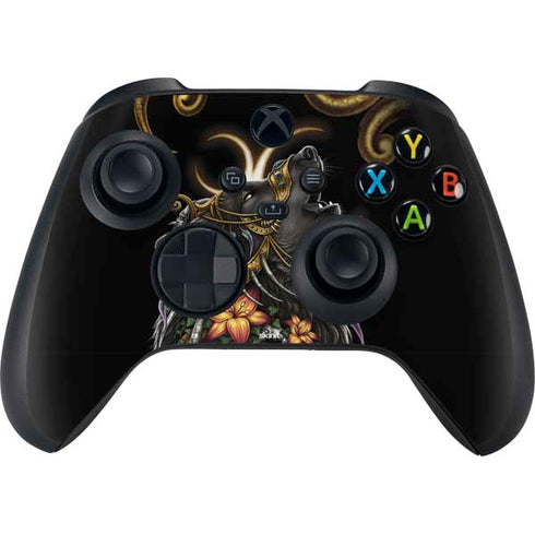 Wolf Howling by Sarah Richter XBox Series X Digital Edition Bundle Skin