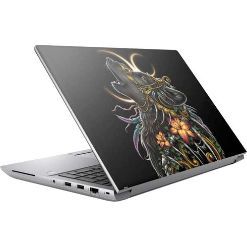Wolf Howling by Sarah Richter HP ZBook Fury 16 G10 Skin