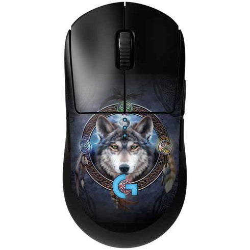 Wolf Symbols by Brigid Ashwood G Pro Wireless Gaming Mouse Skin