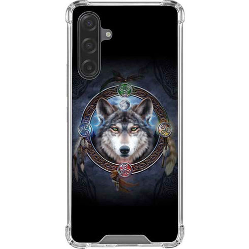 Wolf Symbols by Brigid Ashwood Galaxy A17 Clear Case