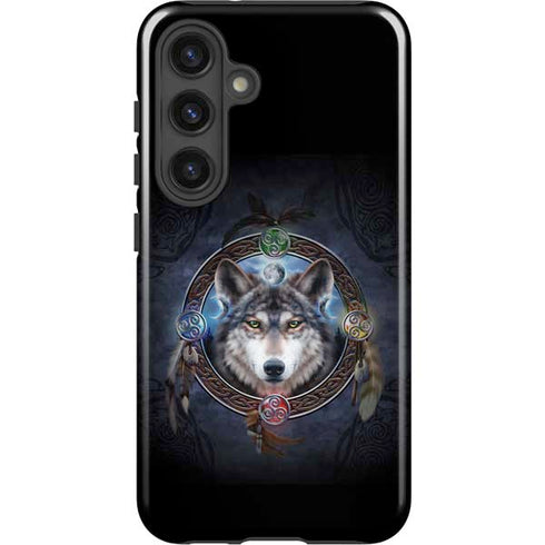 Wolf Symbols by Brigid Ashwood Galaxy S25 Impact Case
