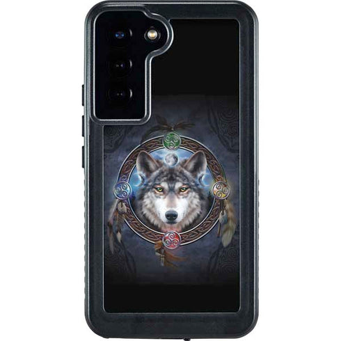 Wolf Symbols by Brigid Ashwood Galaxy S24 Plus Waterproof Case