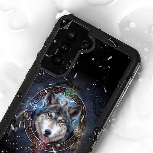 Wolf Symbols by Brigid Ashwood Galaxy S24 Plus Waterproof Case
