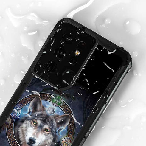 Wolf Symbols by Brigid Ashwood Galaxy S24 Ultra Waterproof Case