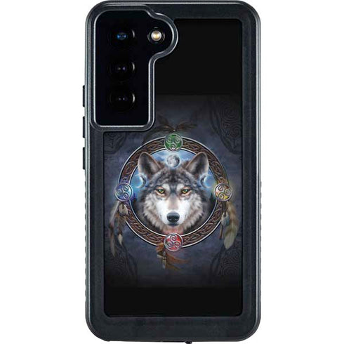 Wolf Symbols by Brigid Ashwood Galaxy S24 Waterproof Case