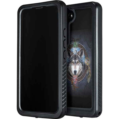 Wolf Symbols by Brigid Ashwood Galaxy S24 Waterproof Case