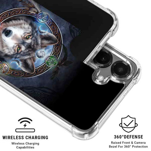 Wolf Symbols by Brigid Ashwood Galaxy S26 Plus Clear Case