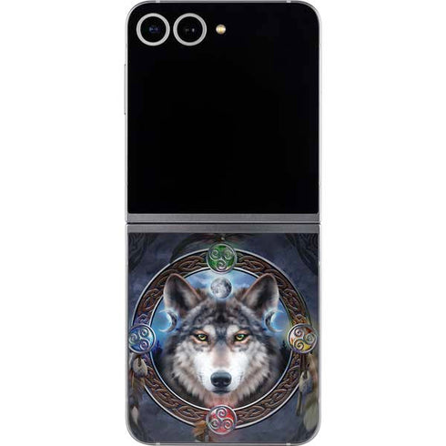 Wolf Symbols by Brigid Ashwood Galaxy Z Flip6 Skin
