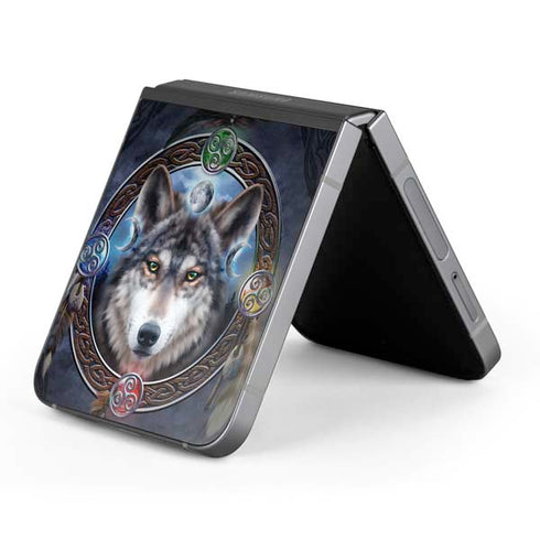 Wolf Symbols by Brigid Ashwood Galaxy Z Flip6 Skin