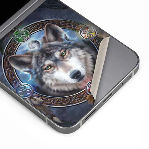 Wolf Symbols by Brigid Ashwood Galaxy Z Flip6 Skin