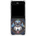 Wolf Symbols by Brigid Ashwood Galaxy Z Flip6 Clear Case