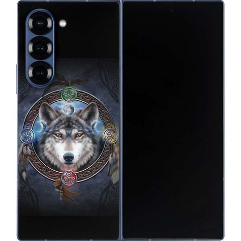 Wolf Symbols by Brigid Ashwood Galaxy Z Fold6 Skin