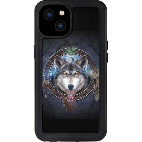 Wolf Symbols by Brigid Ashwood iPhone 15 Plus Waterproof Case