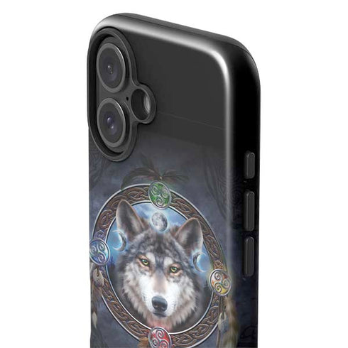Wolf Symbols by Brigid Ashwood iPhone 16 Plus Impact Case