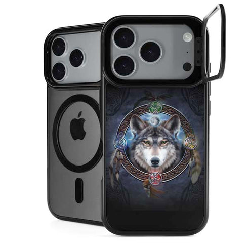 Wolf Symbols by Brigid Ashwood iPhone 18 Pro Kickstand Case