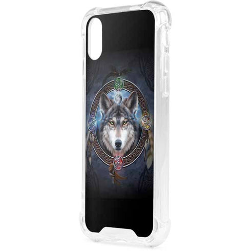 Wolf Symbols by Brigid Ashwood iPhone XS Clear Case
