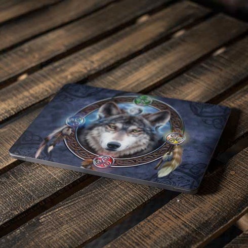 Wolf Symbols by Brigid Ashwood Apple MacBook Air Skin