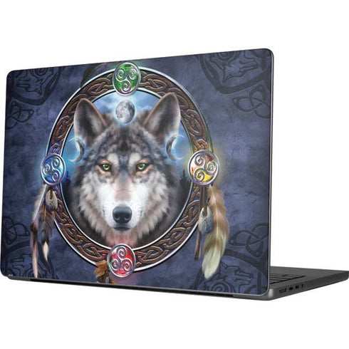 Wolf Symbols by Brigid Ashwood Apple MacBook Pro 14-inch Skin