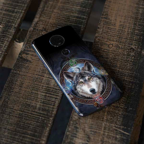 Wolf Symbols by Brigid Ashwood Moto E5 Plus Skin
