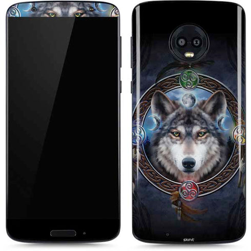 Wolf Symbols by Brigid Ashwood Moto G6 Skin