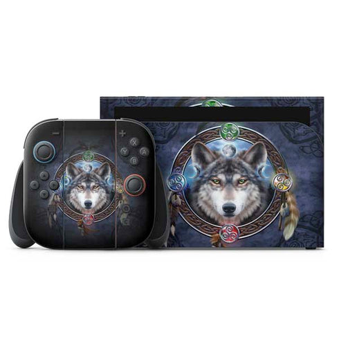 Wolf Symbols by Brigid Ashwood Nintendo Skins