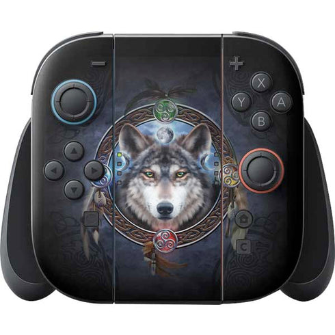 Wolf Symbols by Brigid Ashwood Nintendo Skins