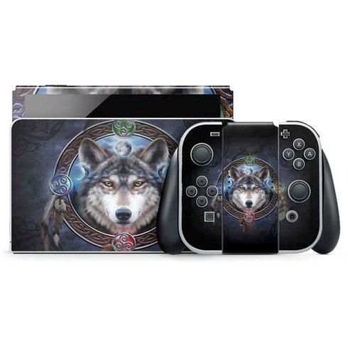 Wolf Symbols by Brigid Ashwood Nintendo Skins